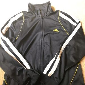 Sz L Adidas Climalite Warm Up Track Suit